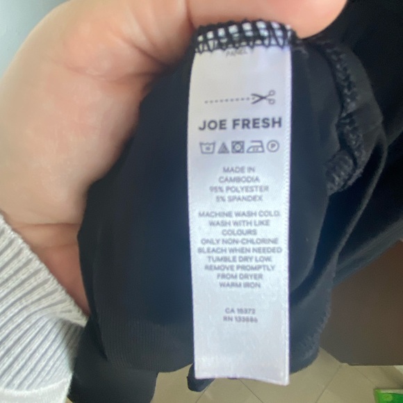 Joe Fresh NWT women’s black A line swing midi dress size large - Picture 5 of 5